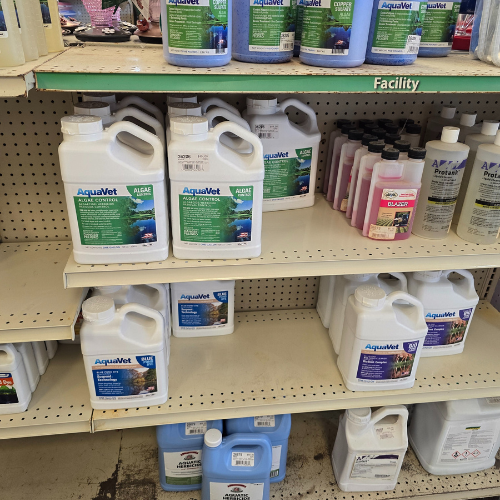 Animal health supplies inside of North Arkansas Farm Supply