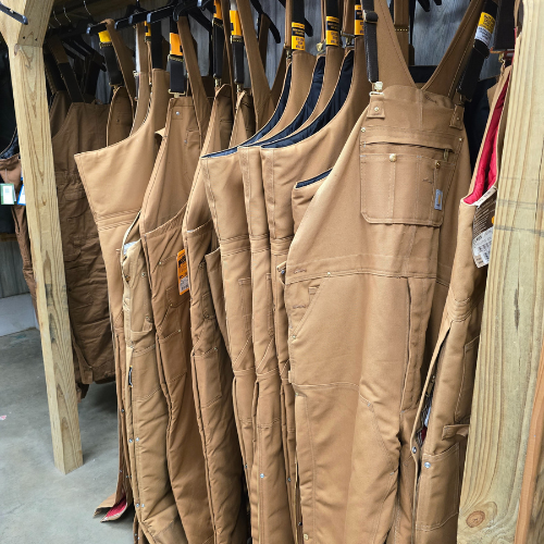 Clothing inside of North Arkansas Farm Supply