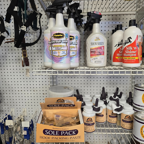 Horse tack and supplies inside of North Arkansas Farm Supply