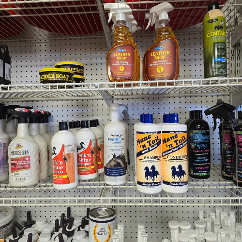 Horse tack and supplies inside of North Arkansas Farm Supply