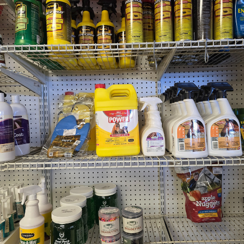Horse supplies inside of North Arkansas Farm Supply
